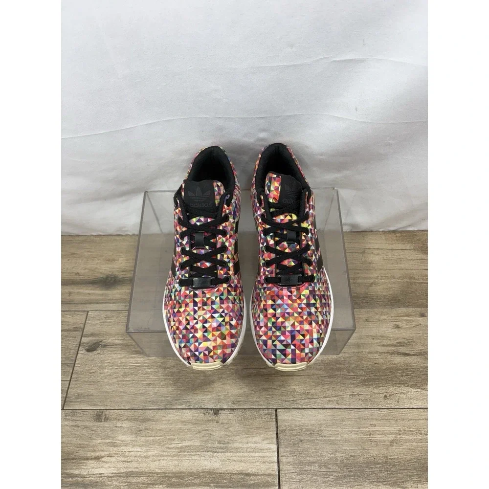 Adidas ZX Flux Torsion Prism Running Shoes Mens Size 8.5‎ Multicolor Sneakers